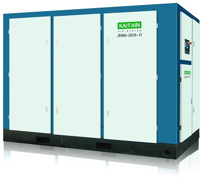 開山兩級(ji)壓縮節能空壓(ya)機案例